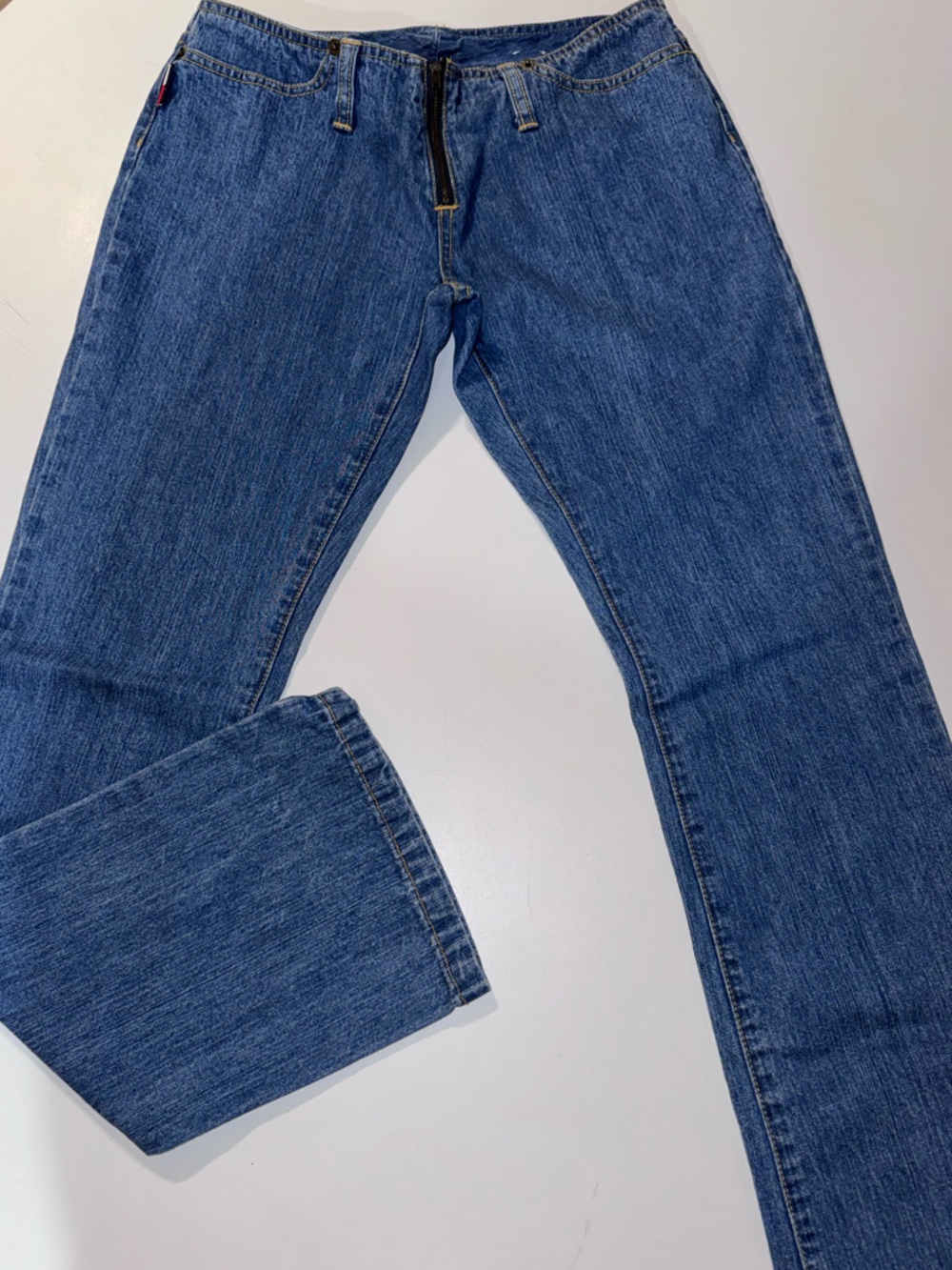 Y2K Tommy Girl Front Zip bootcut jeans